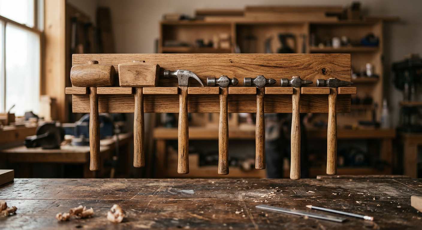 Wall Mallet Rack