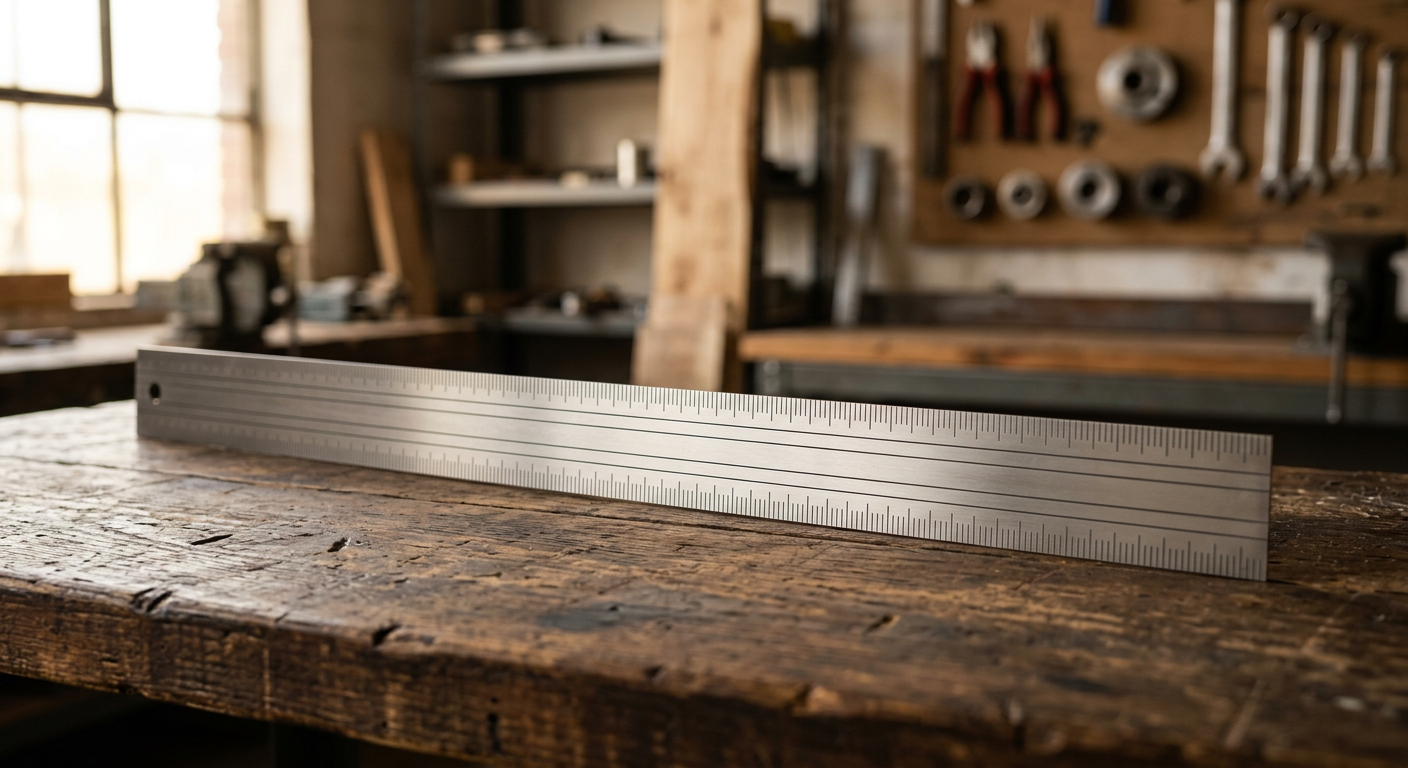24 inch Rigid Steel Rule