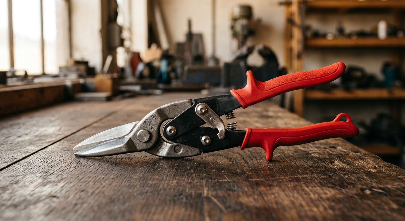 Aviation Snips Red